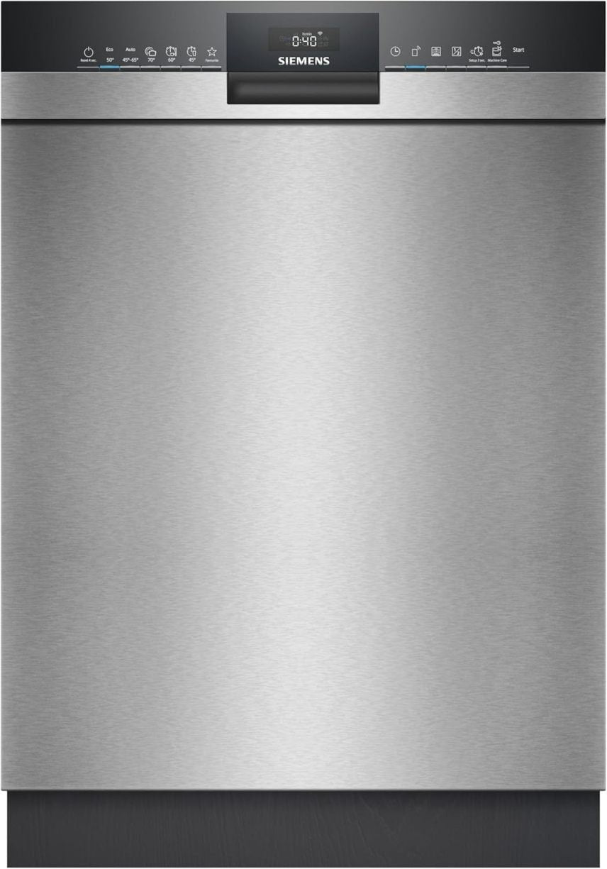 Siemens SN43ES14VE iQ300 Lave-vaisselle intelligent sous plan 60 cm – Tiroir à couverts, autoOpen dry, moteur iQdrive silencieux, aquaStop, inox