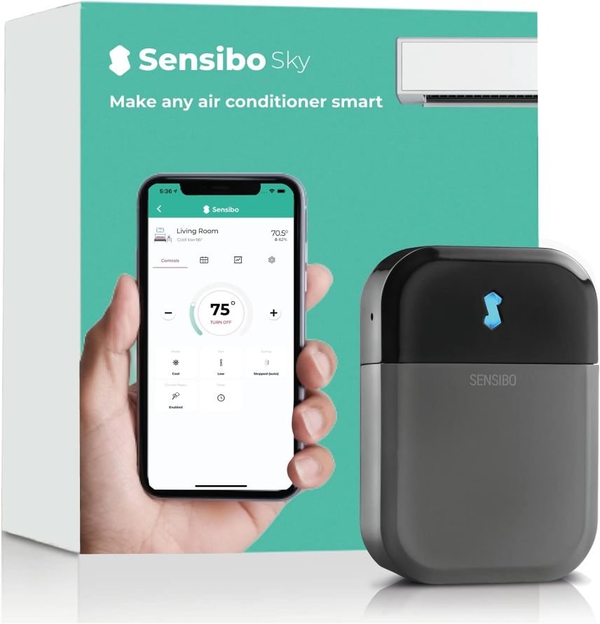 Sensibo Sky – Commande Wi-Fi intelligente pour climatiseurs avec contrôle via application