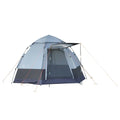 Outsunny Tente de camping dôme 3–4 personnes – Gris/noir