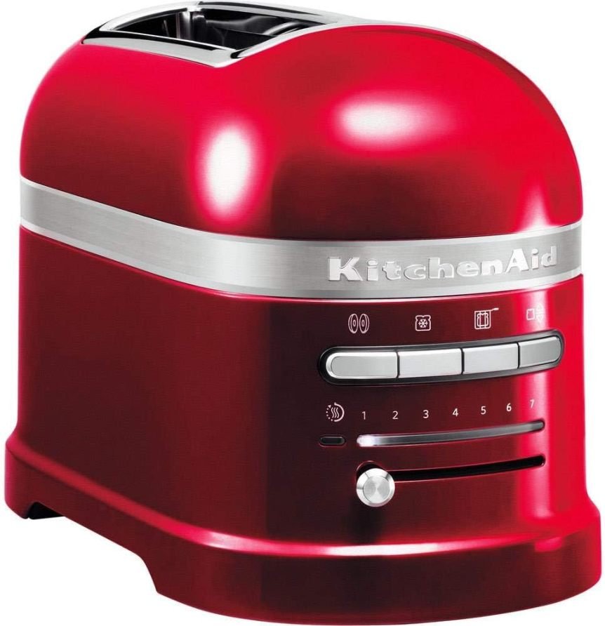 KitchenAid Grille-pain 2 tranches Artisan avec pince à sandwich – Style rétro, plusieurs fonctions et niveaux de brunissage, vert