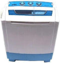 D+L GmbH Mini lave-linge 5,2 kg avec essorage – 2-en-1, chargement par le dessus, pompe, idéal camping