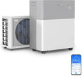 Midea PortaSplit Climatiseur mobile avec pompe à chaleur – Froid A++/chauffage A+, 12 000 BTU, 3,5 kW, jusqu’à 42 m²/105 m³, seulement 39 dB(A) en mode silencieux
