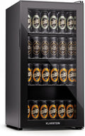 Klarstein Mini-réfrigérateur 80 L avec porte vitrée – Clayettes réglables, silencieux, pour intérieur/extérieur 1