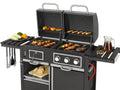 tepro Toronto Barbecue combiné charbon/gaz – Cuisson polyvalente au gaz et au charbon