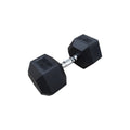POWRX Haltère hexagonal caoutchouté 30 kg – Article de second choix, très bon état