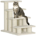 PawHut Escalier pour chat 4 marches – Aide pour animaux âgés