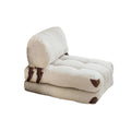Canapé-lit Fold Teddy – Crème