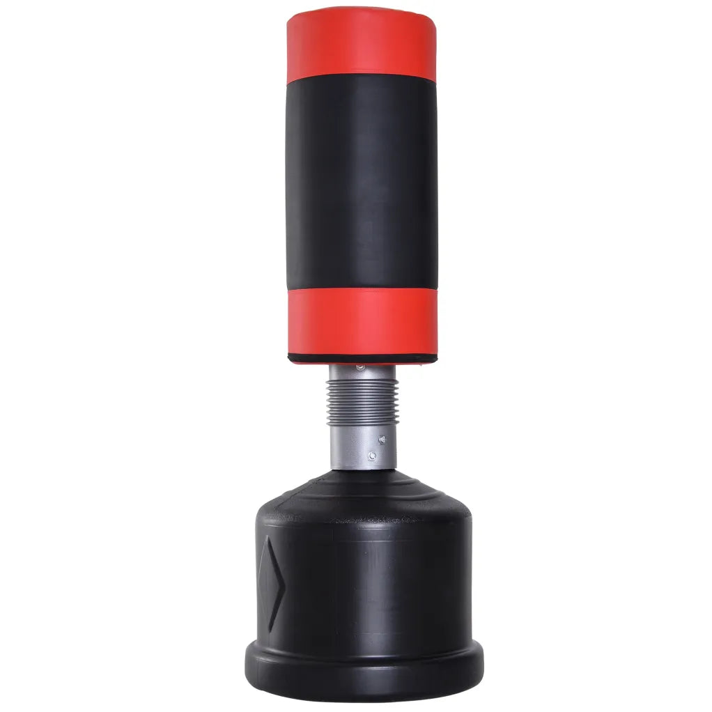 HOMCOM Sac de frappe sur pied réglable en hauteur, rembourrage préservant les articulations