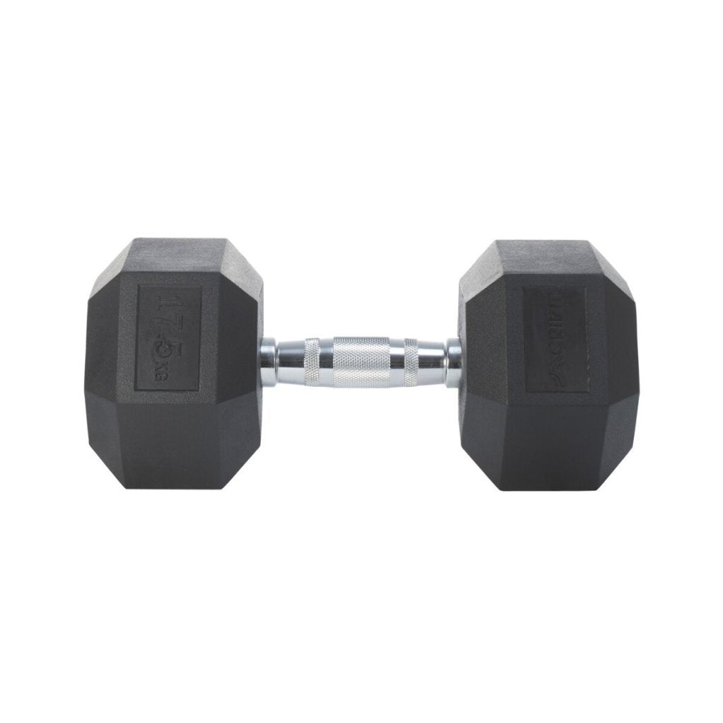 CRIVIT Haltère hexagonal 17,5 kg – Article de second choix, comme neuf