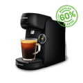 Finesse Friendly Black Machine à café à capsules – Machine à café à capsules compacte en noir, utilisation simple pour un café rapide