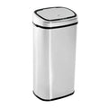 HOMCOM Poubelle automatique en inox avec capteur