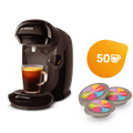 Style Friendly Machine à café à capsules – Machine à café à capsules en noir, compacte et conviviale pour un café rapide