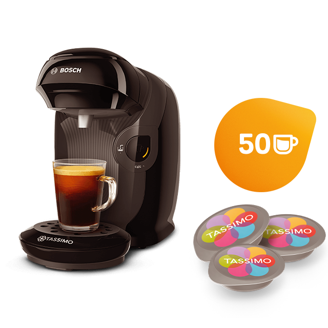 Style Friendly Machine à café à capsules – Machine à café à capsules en noir, compacte et conviviale pour un café rapide