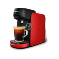 FINESSE Radiant Red Cafetière – Cafetière filtre élégante en rouge, compacte et puissante pour un café aromatique
