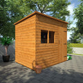 Tiger Shiplap Extra High Pent Abri de jardin extra-haut – Abri en bois à toit monopente pour maximiser l’espace de rangement