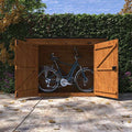 Tiger Pent Box à vélos – Abri robuste en bois avec toit monopente pour un rangement sécurisé et protégé des intempéries