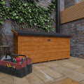 Tiger Coffre à outils en bois – Boîte de rangement robuste pour outils, jardinage et bricolage