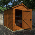 TigerFlex® Shiplap Apex Abri de jardin sans fenêtre – Abri robuste en bois à toit à deux pentes pour un rangement sécurisé et discret