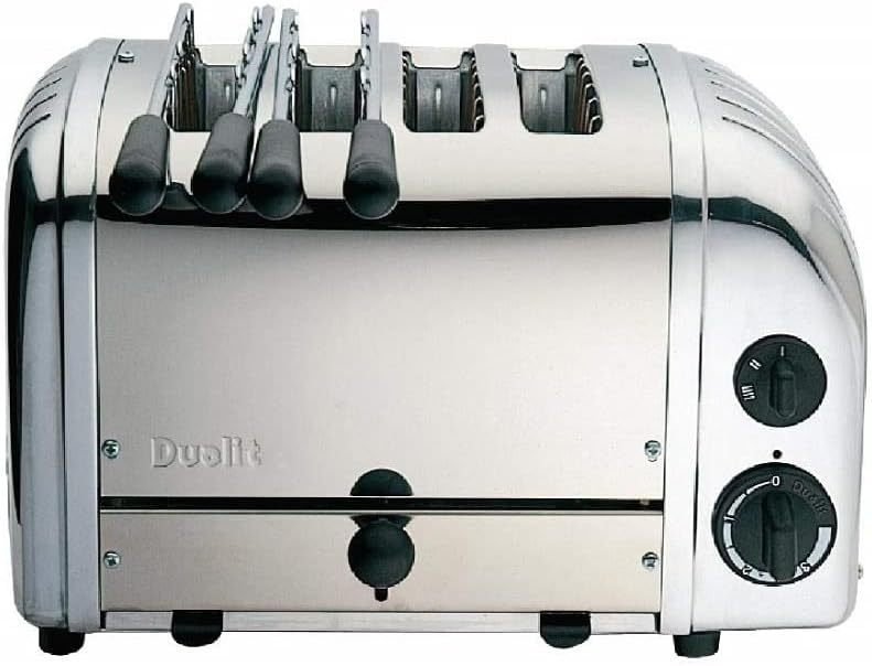 Dualit Toaster combiné 42174 Acier inoxydable 4 fentes, 2,2 kW/230V | 4 fentes | Acier inoxydable | 80 tranches par heure, L139 1