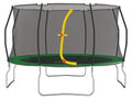 Trampoline de jardin, Ø 400 cm, avec filet de sécurité 1